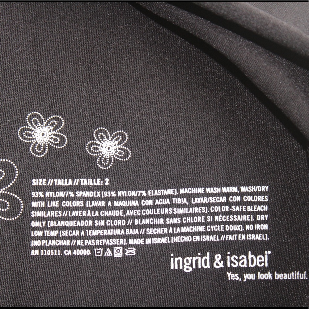 Ingrid & Isabel Seamless Maternity Leggings 6-8 - Picture 8 of 13
